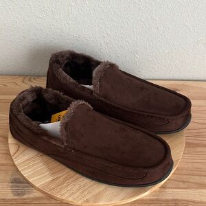 Deer Stags Spun Mens Slip-On Slippers